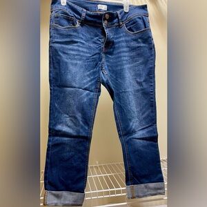 Denim Rolled Jean Capris